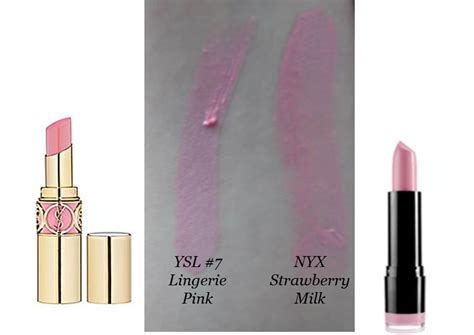 ysl 7 lipstick dupe|lipstick dupe chart.